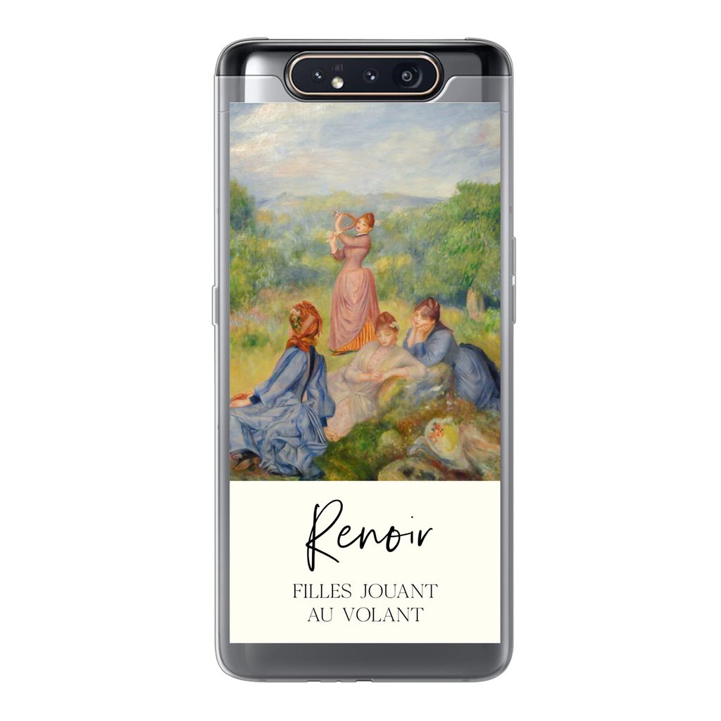 MuchoWow Handyhülle Schutzhülle Hülle für Samsung Galaxy A80 Malerei - Renoir - Impressionismus Silikon Softcase Handy Hülle - Schutzdeckel