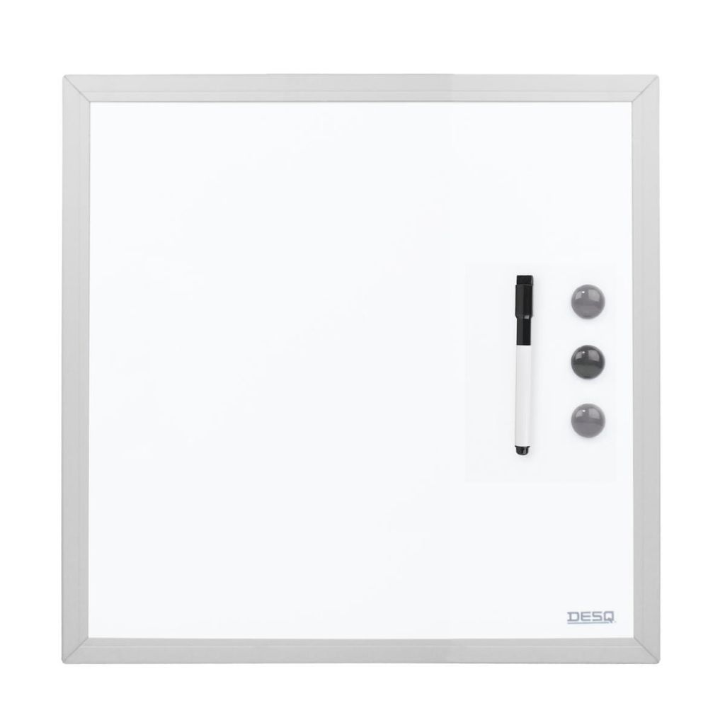 DESQ 4203 Whiteboard – Magnethaftend – Aluminium Rahmen – Produktbild 