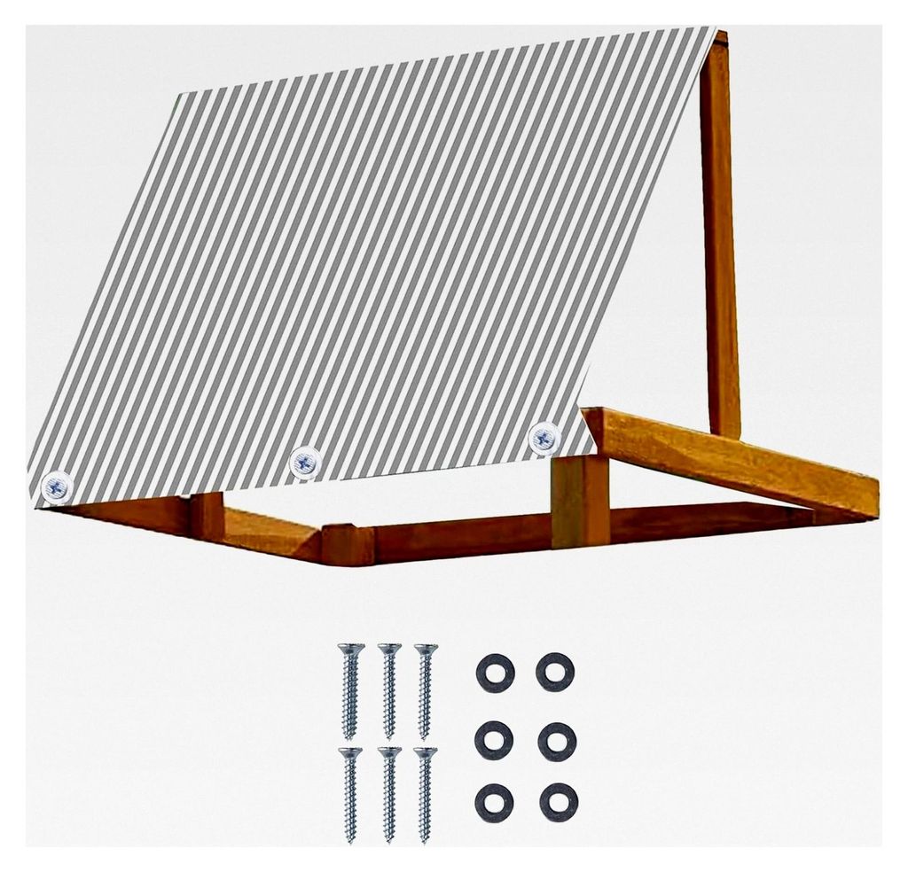 Ersatzabdeckung für Schaukelverdeck, wasserdicht 109x229 cm, Markisenplane für Garten, Angelhaus und Camping