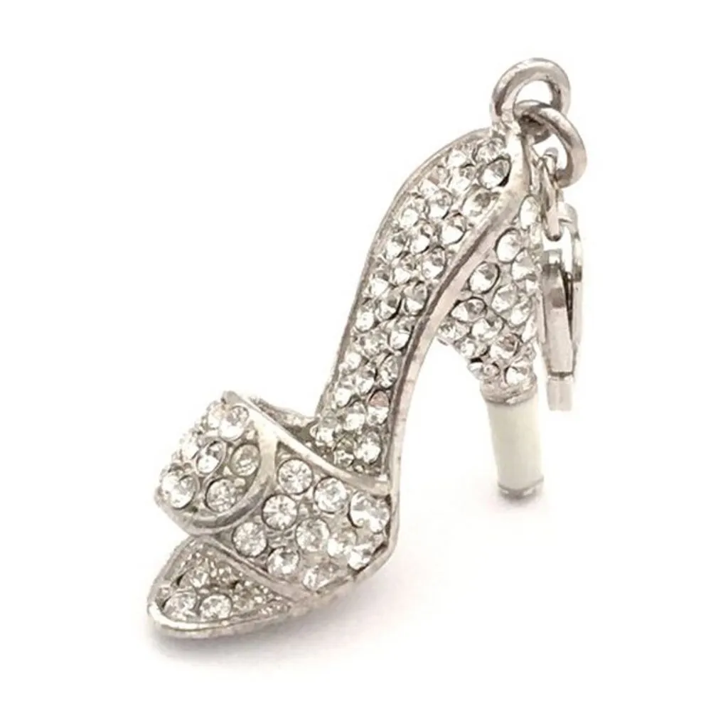 Breloque Glamour GS1-00 Blanc 4 cm - Finition émaillée haut de gamme