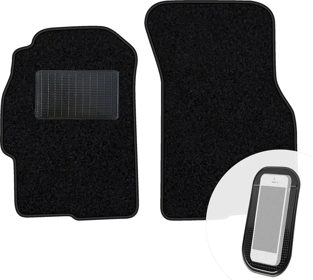 Set Tappetini Anteriori Rover 45 1999-2005 Velluto Nero moto-MOLTICO