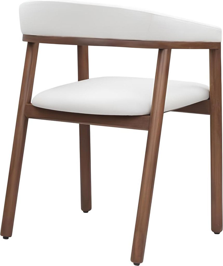 Esszimmerstuhl Weißer Holzstuhl Moderner Einsitzer Armlehnen Stuhl Stühle
