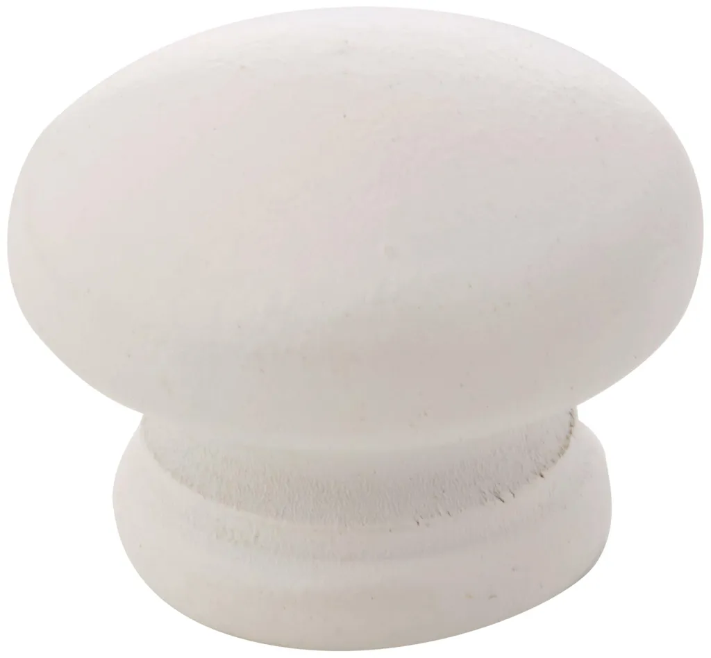 Boutons de meuble ronds en bois de pin blanc 38mm lot de 4 pour armoire