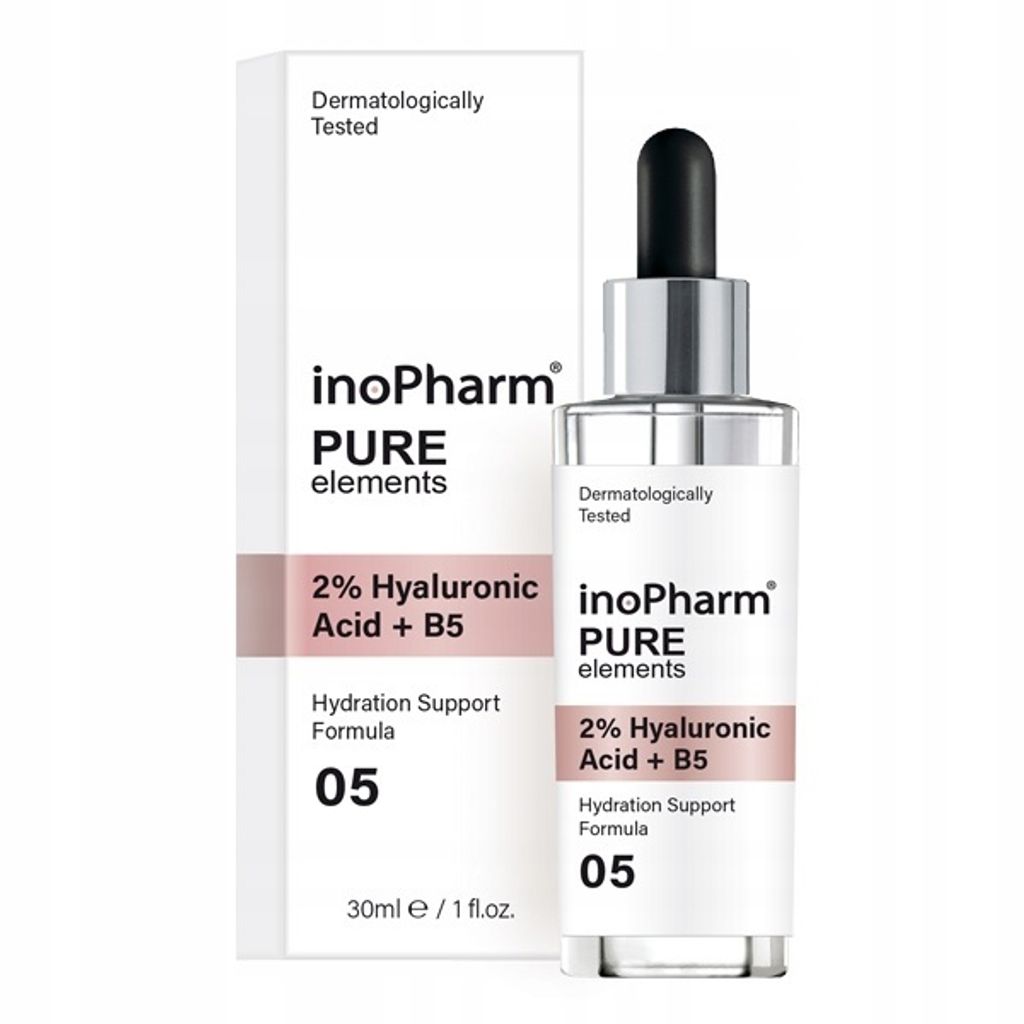 InoPharm Pure Elements 2% Hyaluronic Acid + B5 Serum do Zdjęcie produktu 