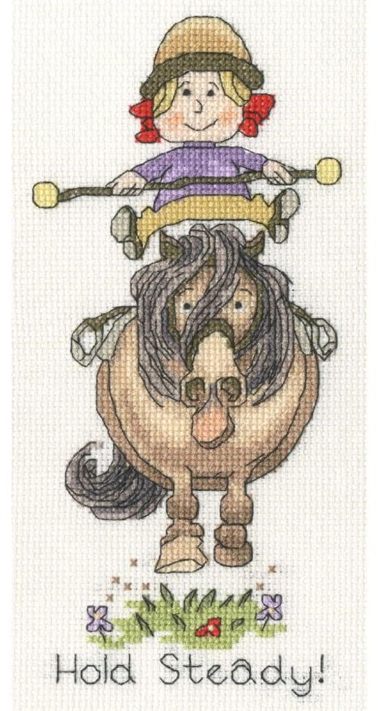 Bothy Threads Kreuzstich Stickpackung "Halt!", Zählmuster, XT8, 11x22cm