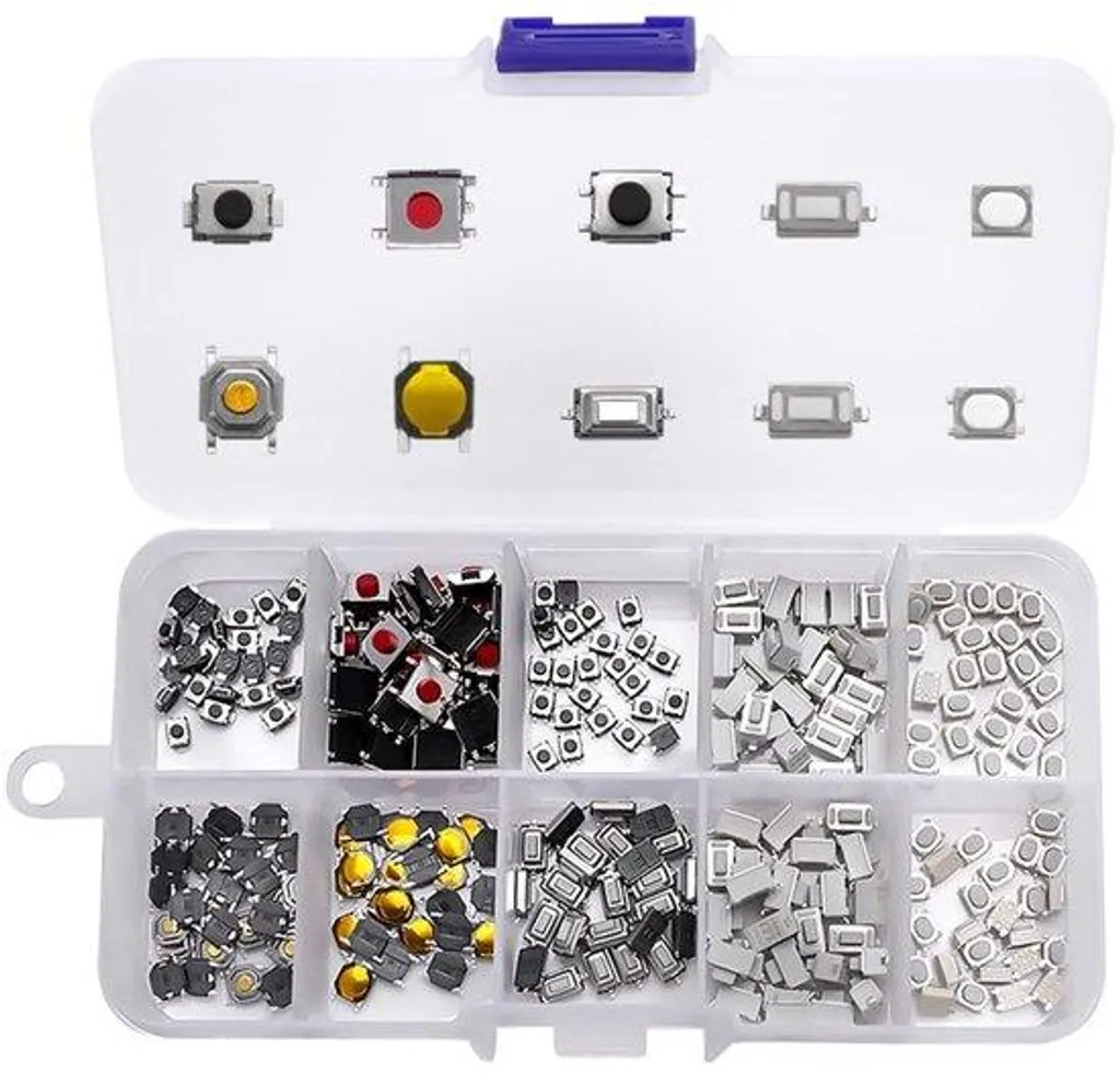 Remplacer bouton défectueux avec cet interrupteur tactile 10pcs plastique