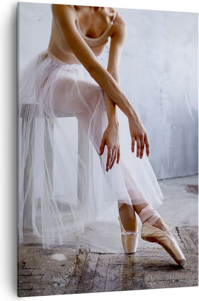 Bild auf Leinwand - Leinwandbild - Einteilig - Ballerina Ballett Studio - 70x100cm - Wand Bild - Wanddeko - Wandbilder - Leinwanddruck - Wanddekora...