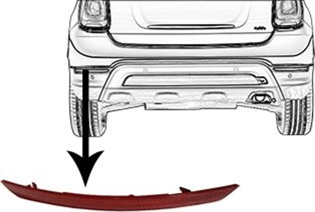 VAN WEZEL Rückstrahler 1604929 Links Stoßfänger für FIAT Produktbild 