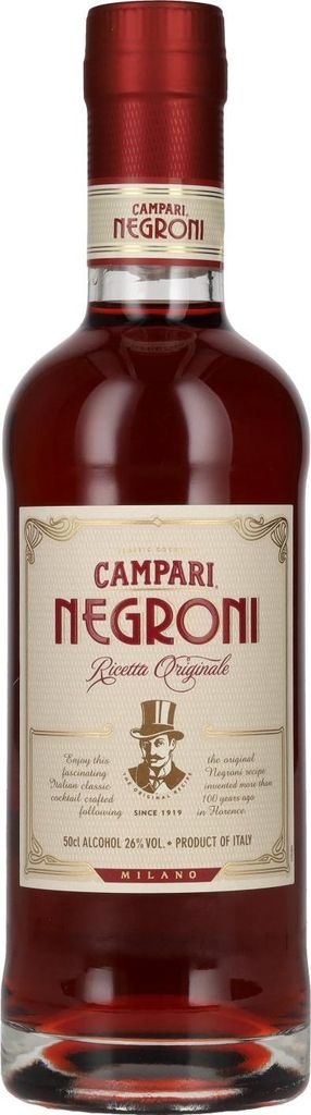 Campari NEGRONI Ricetta Originale Classic Cocktail 26% Vol. Image du produit 