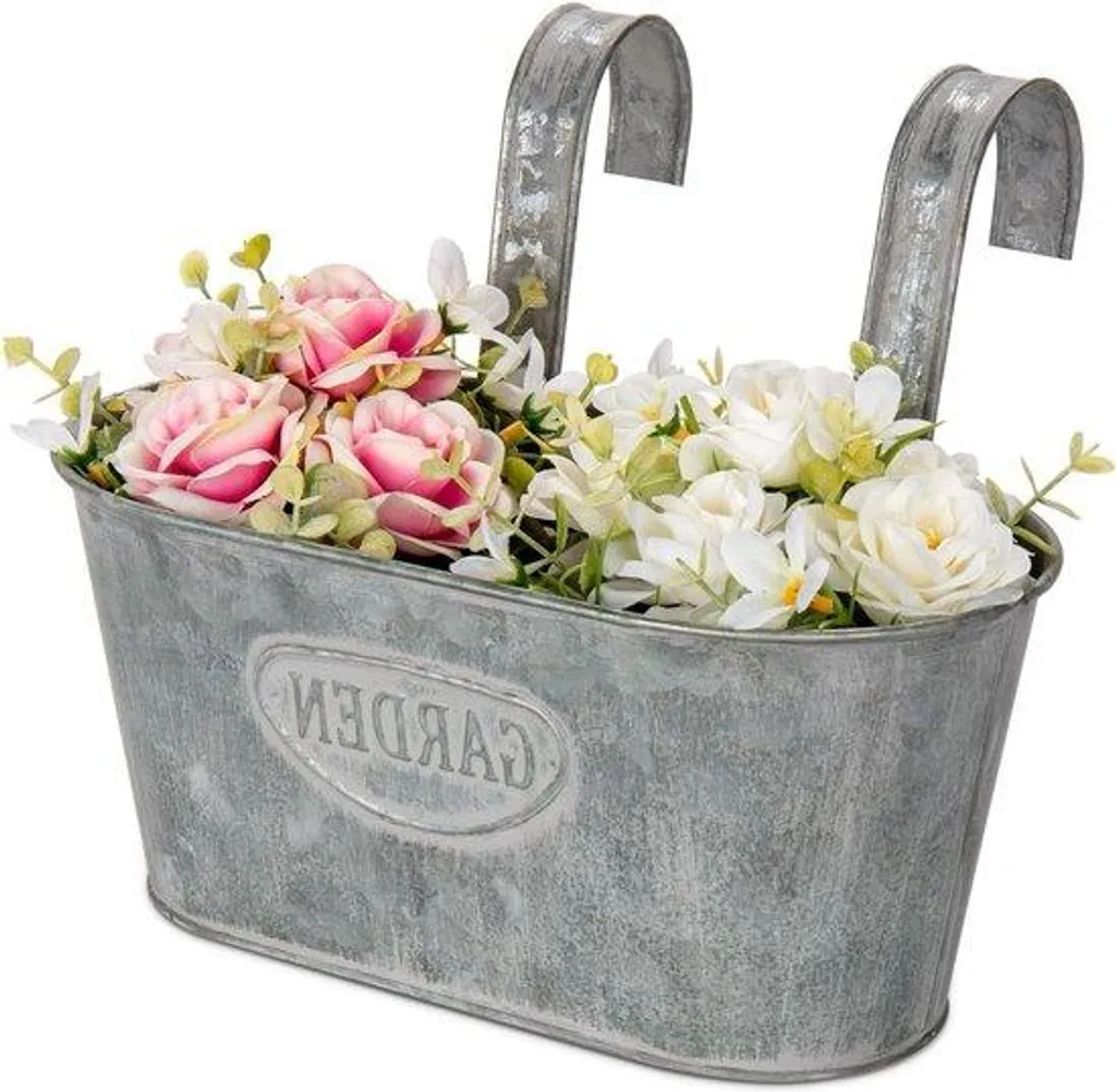 Gagnez de la place avec ces pots de fleurs suspendus acier 275 cm