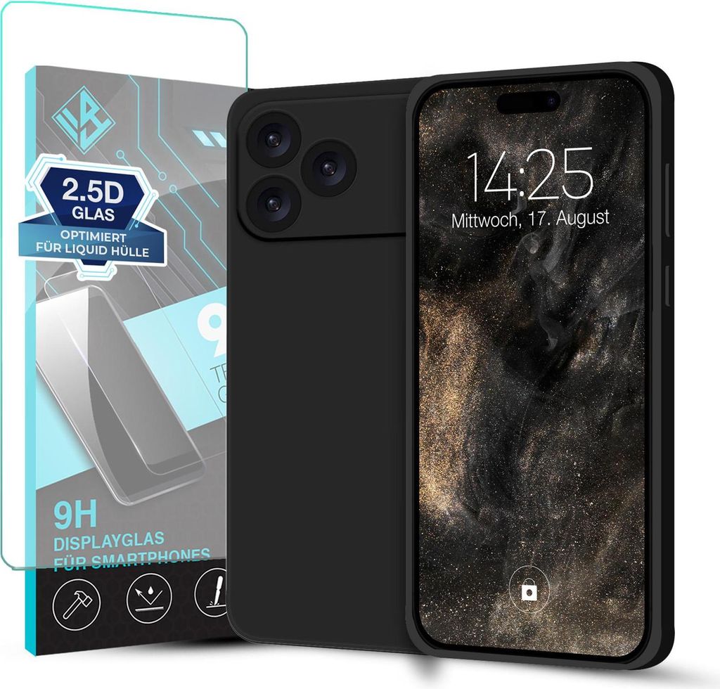 Hülle für Apple iPhone 18 Pro mit 9H Displayglas Produktbild 