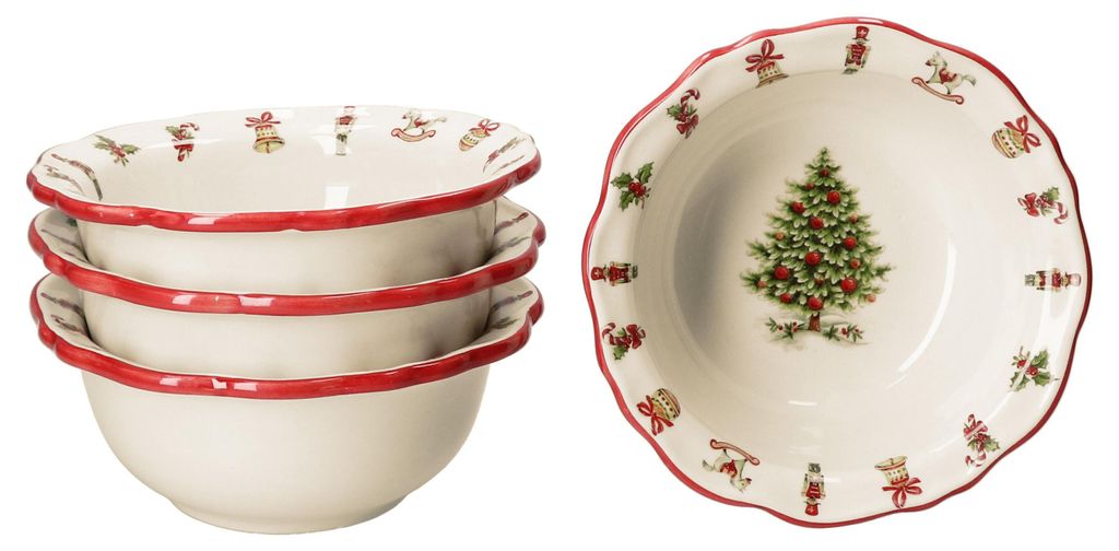 4x Maestro Natale miska Ø17,5cm 470ml Keramická miska na Obrázek produktu 