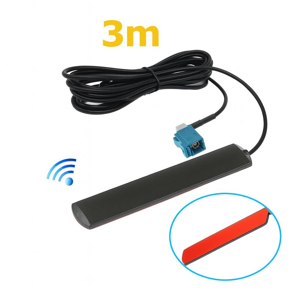 A80 Bolwins Auto DAB FM Radio Antenne Auto Stereo Antenne Fakra 3m Windschutzscheiben