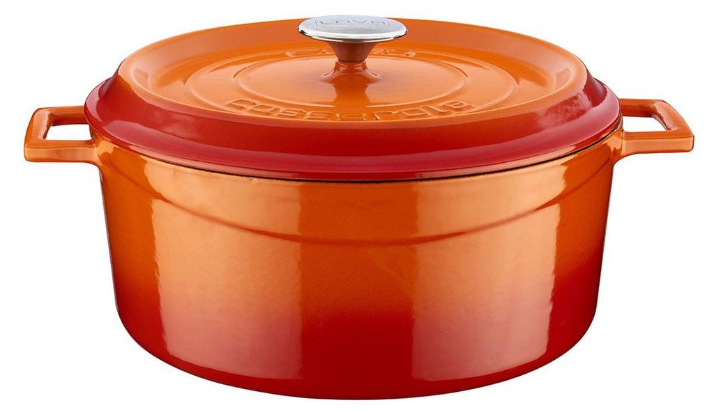 LAVA Gusseisentopf mit Deckel, emailliert, Ø 28 cm, 6,71 Produktbild 