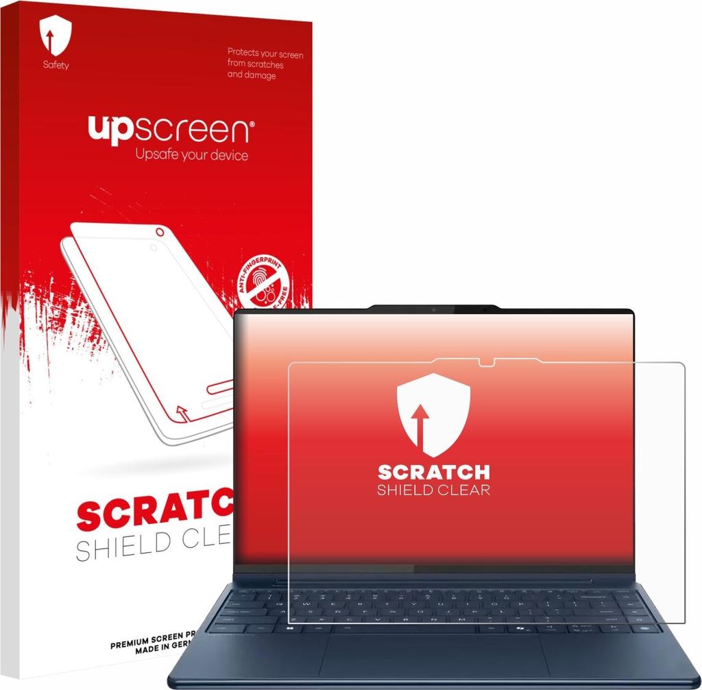upscreen Schutzfolie für Lenovo Yoga Pro 9i Gen 10 Aura Edition 16" Touch Displayschutz Displayschutzfolie Folie Klar Transparent