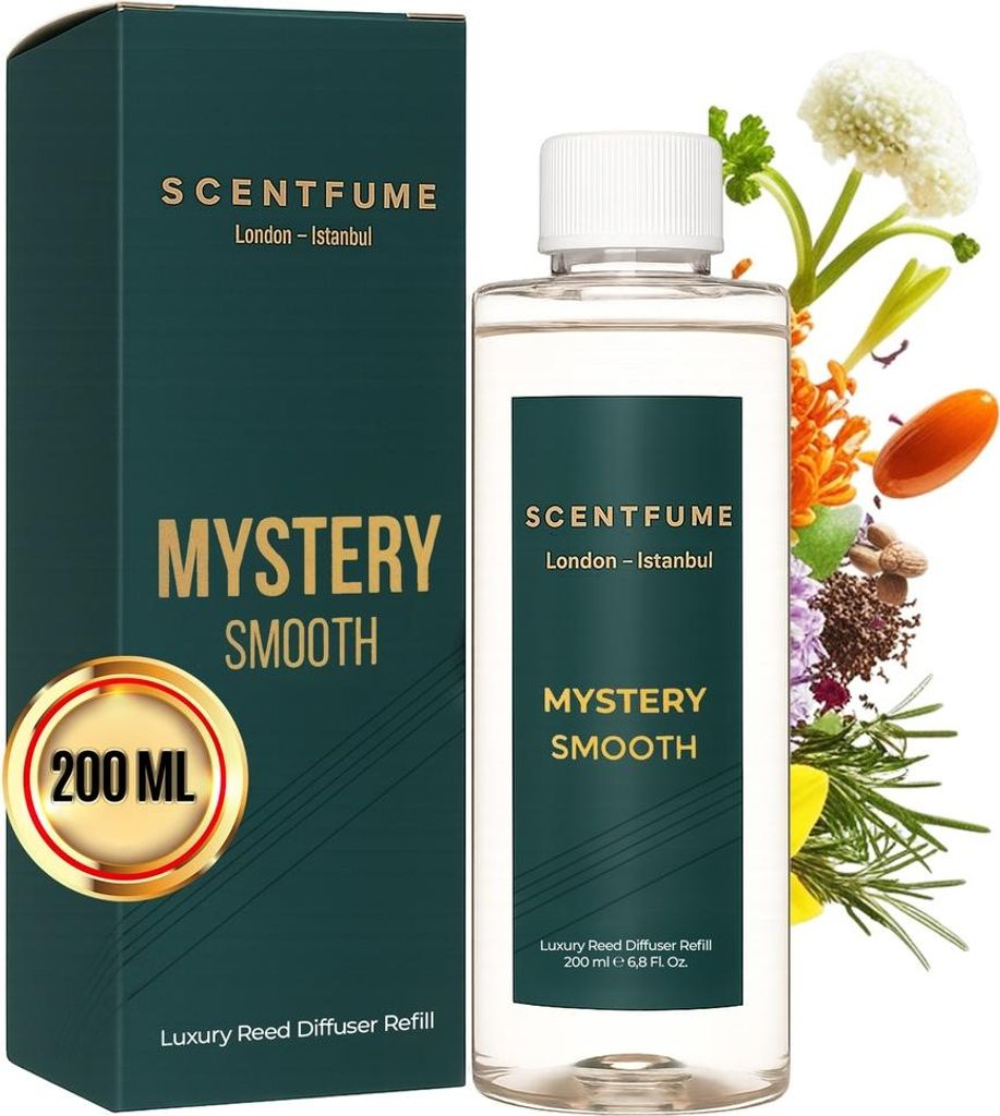 Scentfume Reed Diffuser Nachfüllung 200 ml | Langanhaltendes Raumduftöl