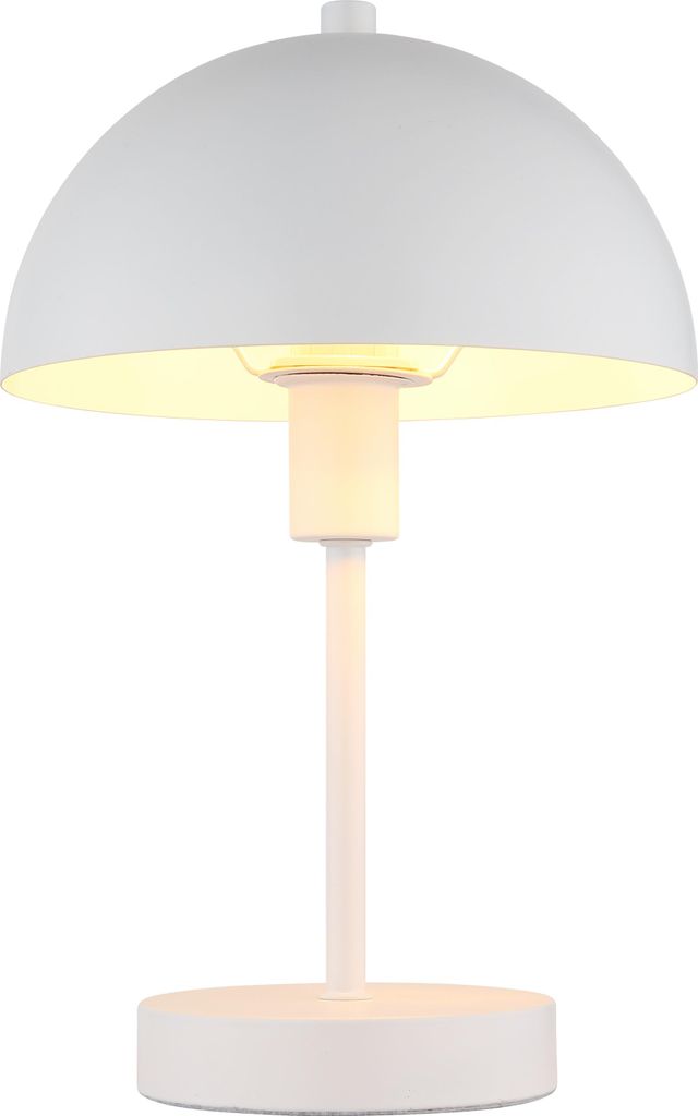 GLOBO Lighting Tischleuchte ATOMA I DH 20x31 cm weiß Tischlampe