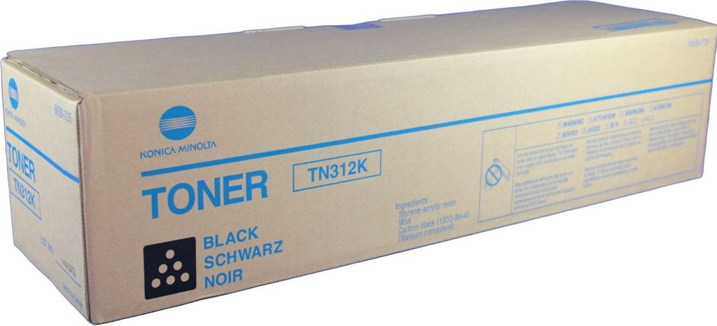 Konica Minolta TN-312K Tonerkartusche 8938-705 Schwarz für Bizhub C300/C352