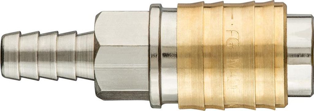 Schnellkupplung für Kompressor mit 10 mm Schlauchabgang