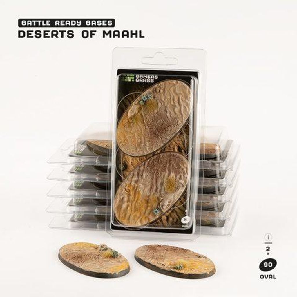 GamersGrass Deserts of Maahl - Oval 90mm (x2)