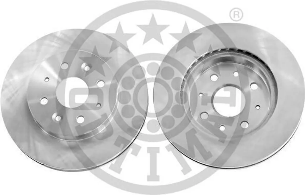 2x Disques de Frein Avant OPTIMAL BS-8406C pour KIA RIO Break (DC) 254mm