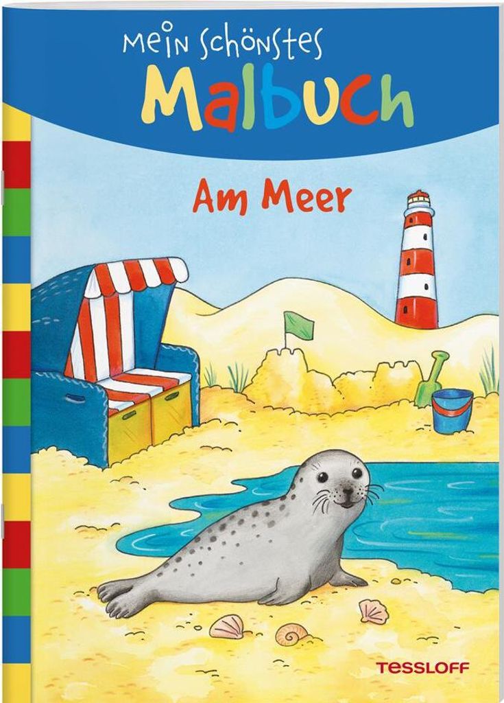 Mein schönstes Malbuch. Am Meer Produktbild 