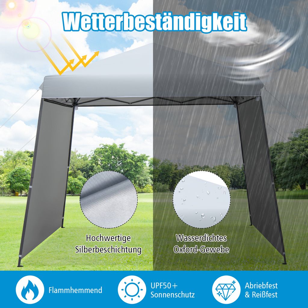 COSTWAY Pop Up Pavillon mit Seitenwänden & Kaufland.de