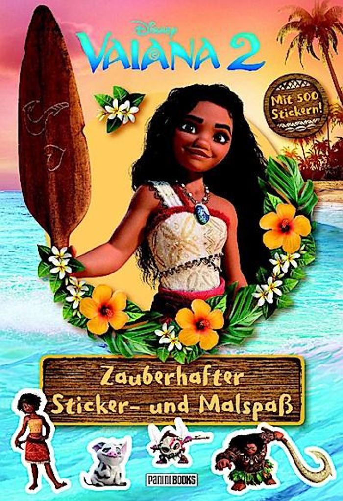 Disney Vaiana 2: Zauberhafter Sticker- und Malspaß Immagine del prodotto 