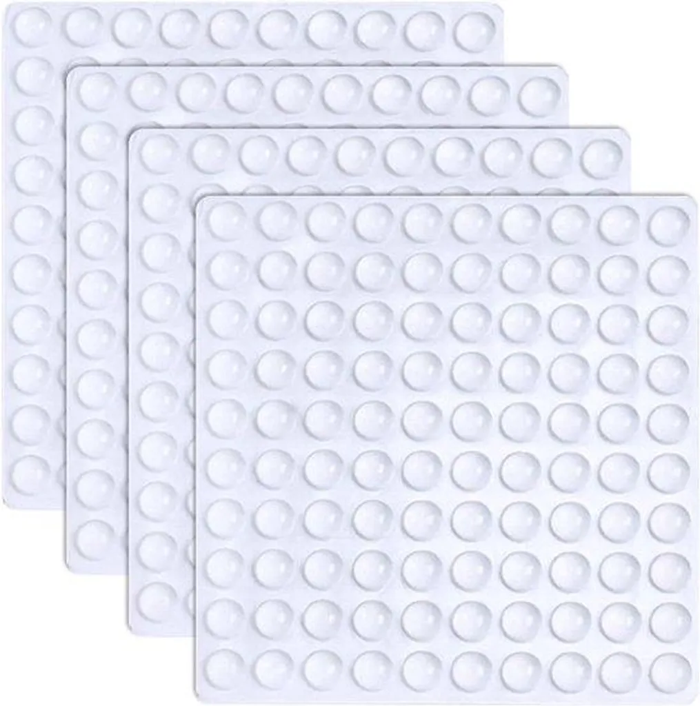 Butées de porte et tiroir transparentes en silicone - Lot 400 unités 6x2mm