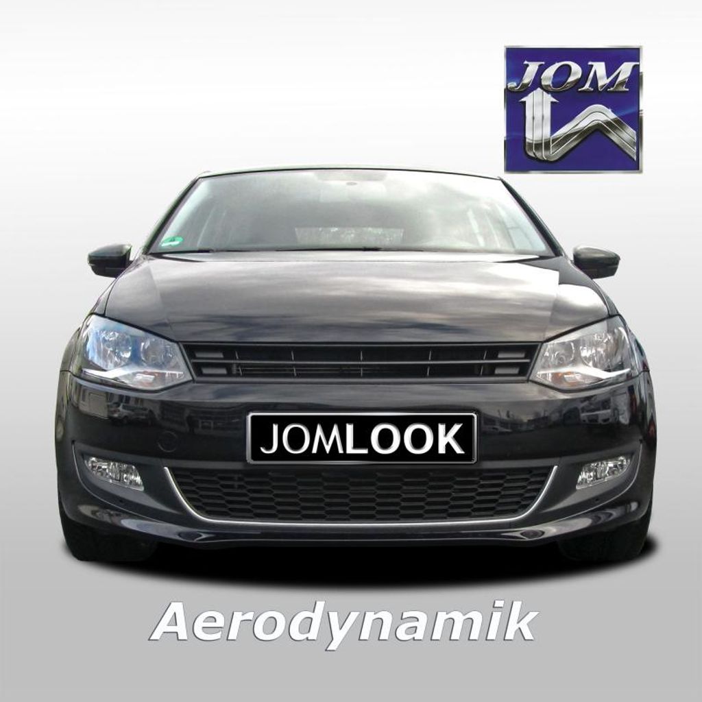 JOM Kühlergrill VW Polo 5 6R Sport-Look Frontgrill Sportgrill ohne Logo Neu