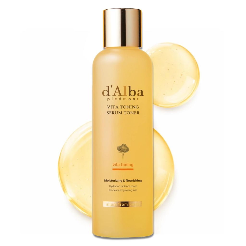 d'Alba Vita Toning Serum Toner Weißtrüffel Hautpflege Gesichts Feuchtigkeitspflege 180ml