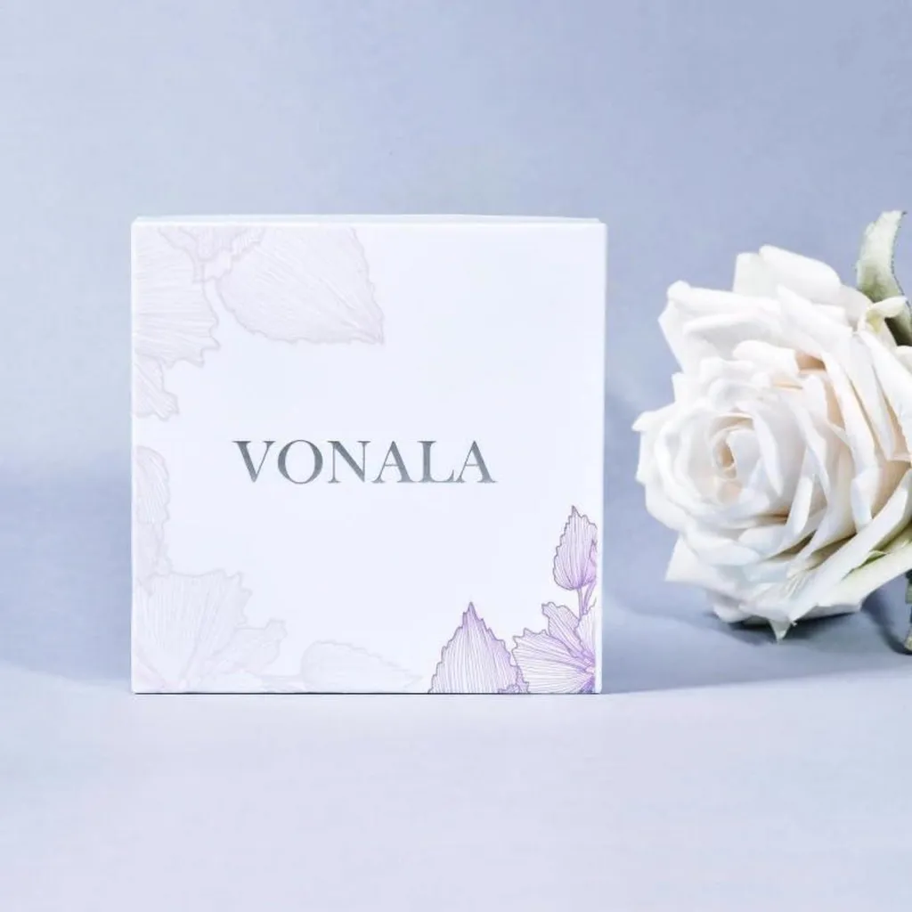 VONALA Orecchini di perle nere in argento Sterling da