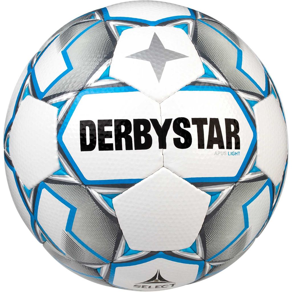 Derbystar Fußball Schwarz/Weiß Gr 5 Apus X-Tra TT 