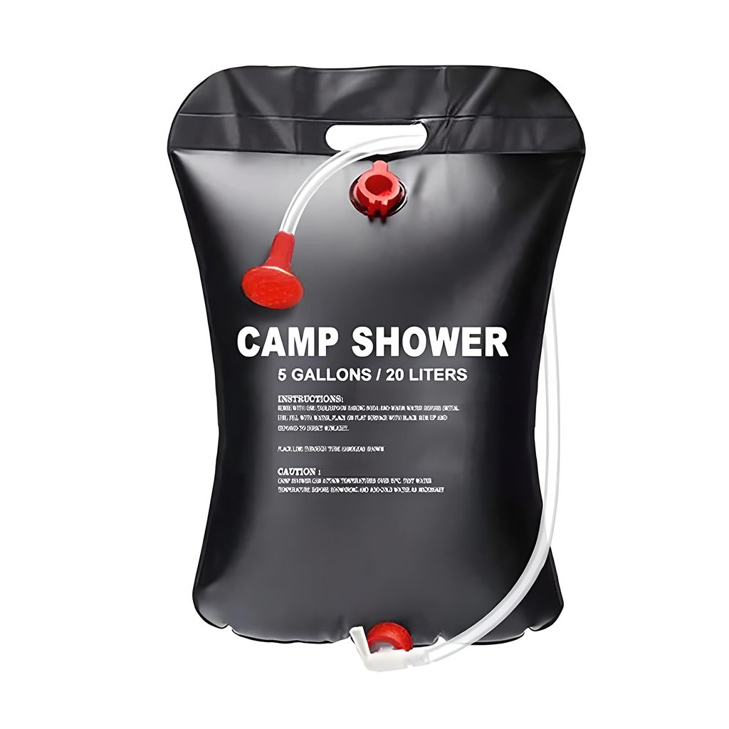 Solardusche Campingdusche 20 Liter Wassersack 20L Camping dusche 5
