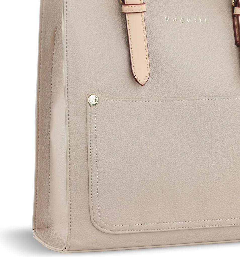 Bugatti Ella Top Handle Beige: Borsa a Tracolla Elegante da Donna - 3