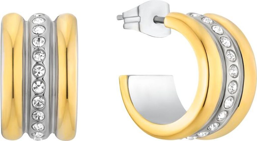 S.Oliver Edelstahl Creolen vergoldet 2036835