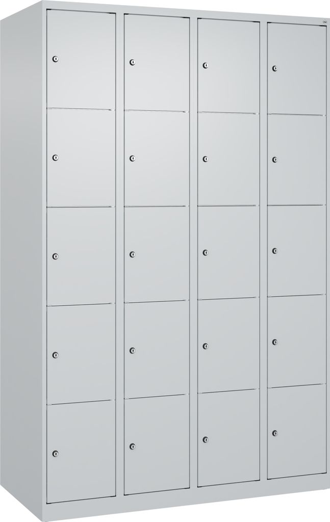CP Schließfachschrank Classic Plus lichtgrau 080000-405 S10008, 20 Schließfächer 120,0 x 50,0 x 185,0 cm