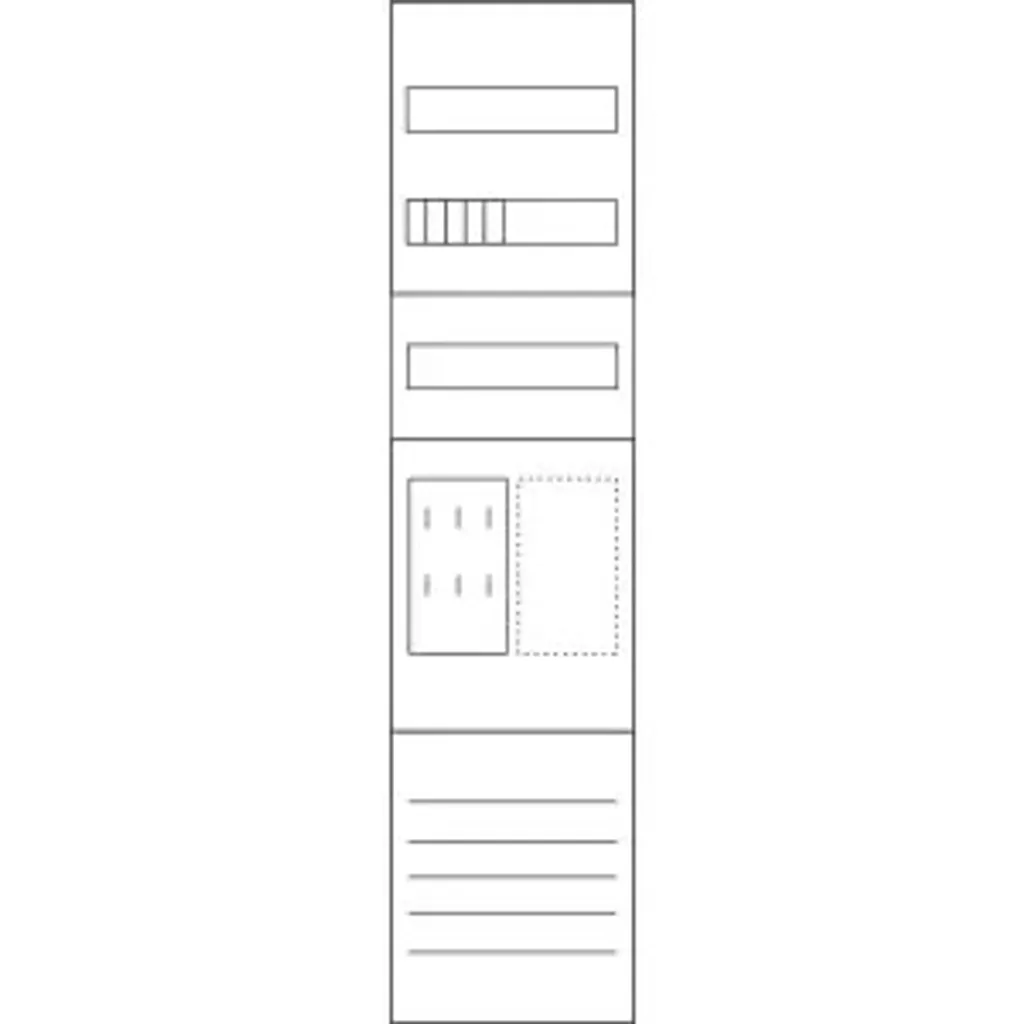 Panneau de comptage électrique Eaton 1 champ ZSD-M17B0013 haute qualité