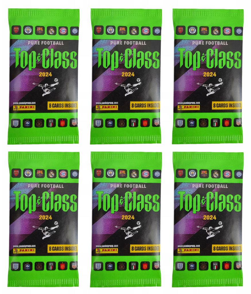Top Class 2024 Fifa Panini Packets – 6 Packets Of Football Image du produit 