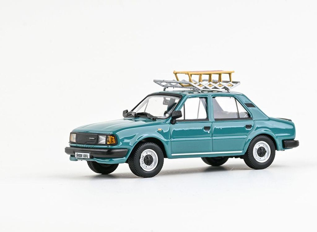 Abrex ABR143AU-702HA - 1/43 Skoda 120L, türkis, 1984 - Neu