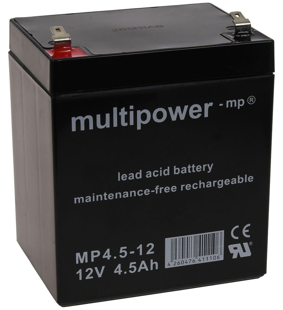 Powery batterie au plomb (multipower) MP4,5-12 Image du produit 