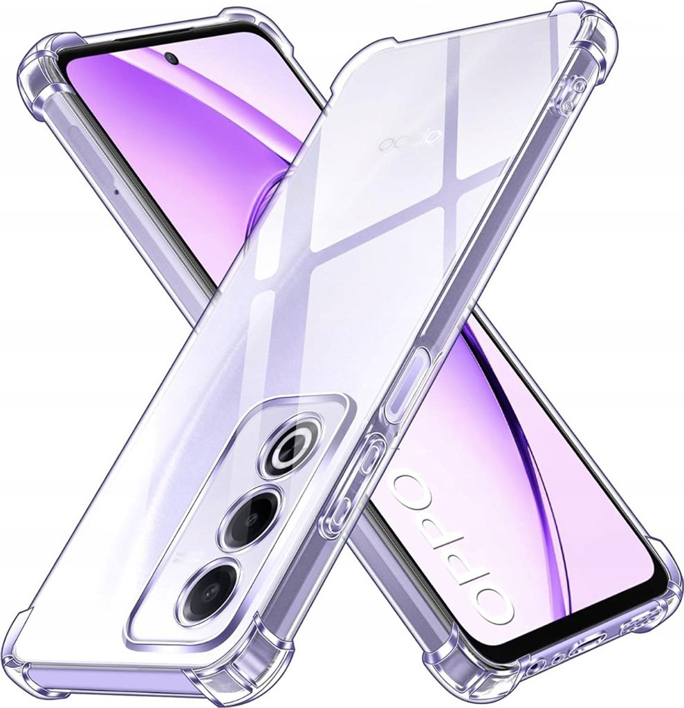 Techsuit Shockproof Back Cover Hülle für Oppo A80 - Transparent