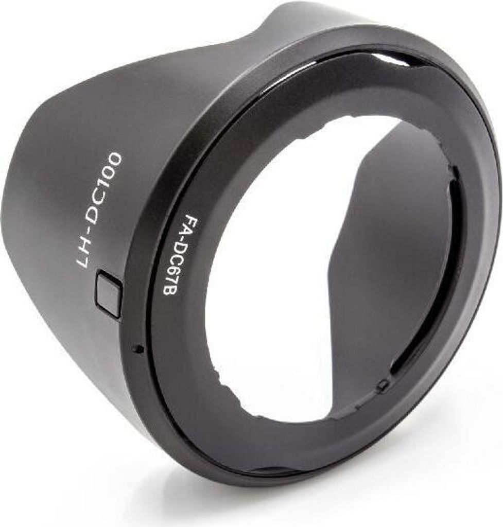 vhbw Gegenlichtblende für 67mm Objektiv, tulpenförmig, Bajonettverschluss