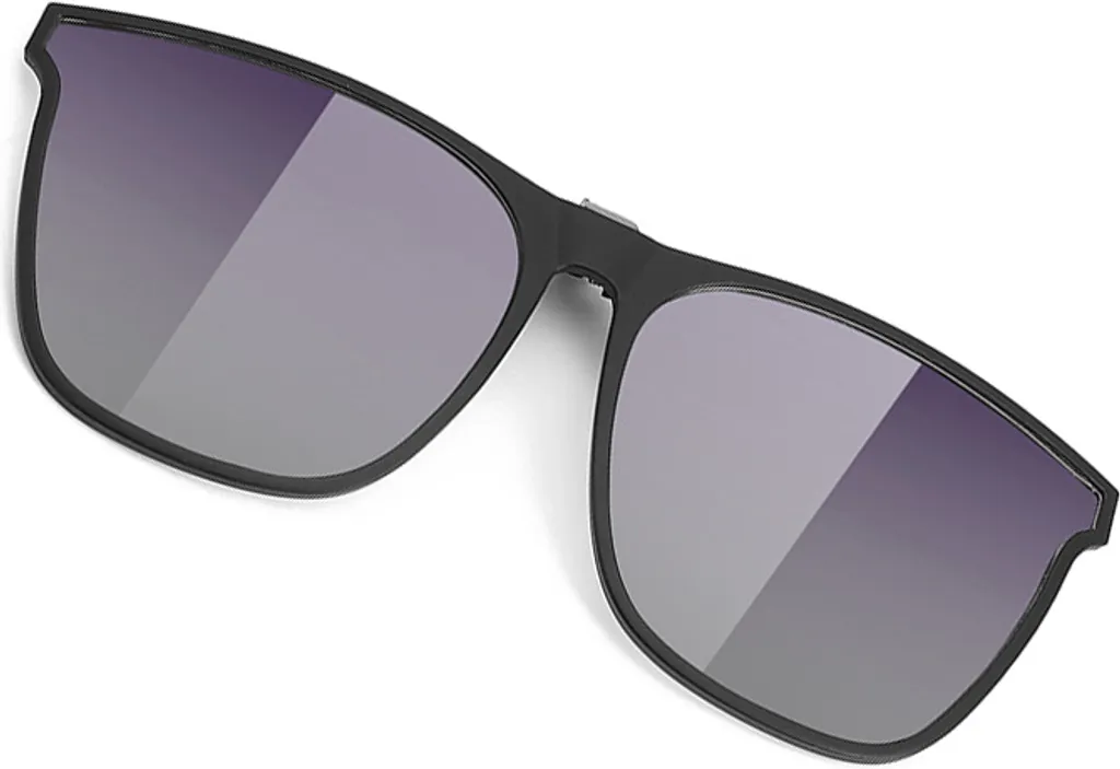 INF Occhiali da sole a scatto - per montature di occhiali Viola + grigio