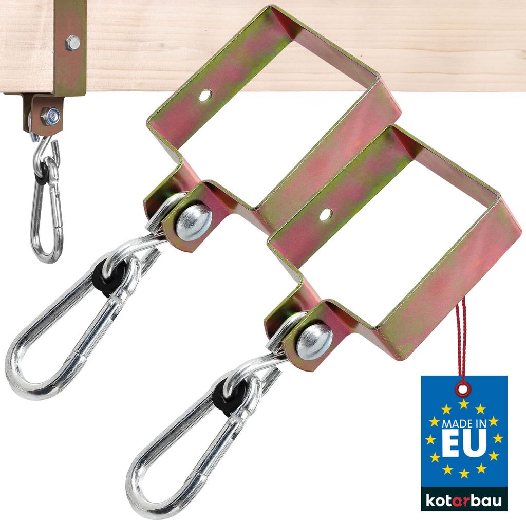 KOTARBAU® Sada 2 hojdačiek Štvorhran 100x100 mm Štvorhranná Obrázok produktu 