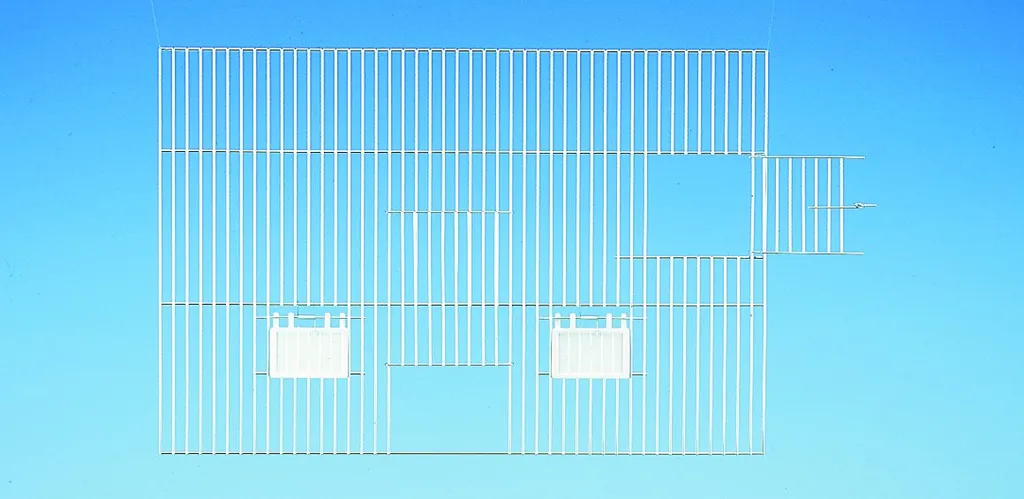 Grille d'aération 40x40 cm traitée anti-corrosion finition métal