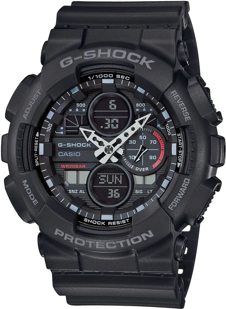 G-SHOCK GA-140-1A1ER Montre Militaire pour Activités Outdoor et Sport