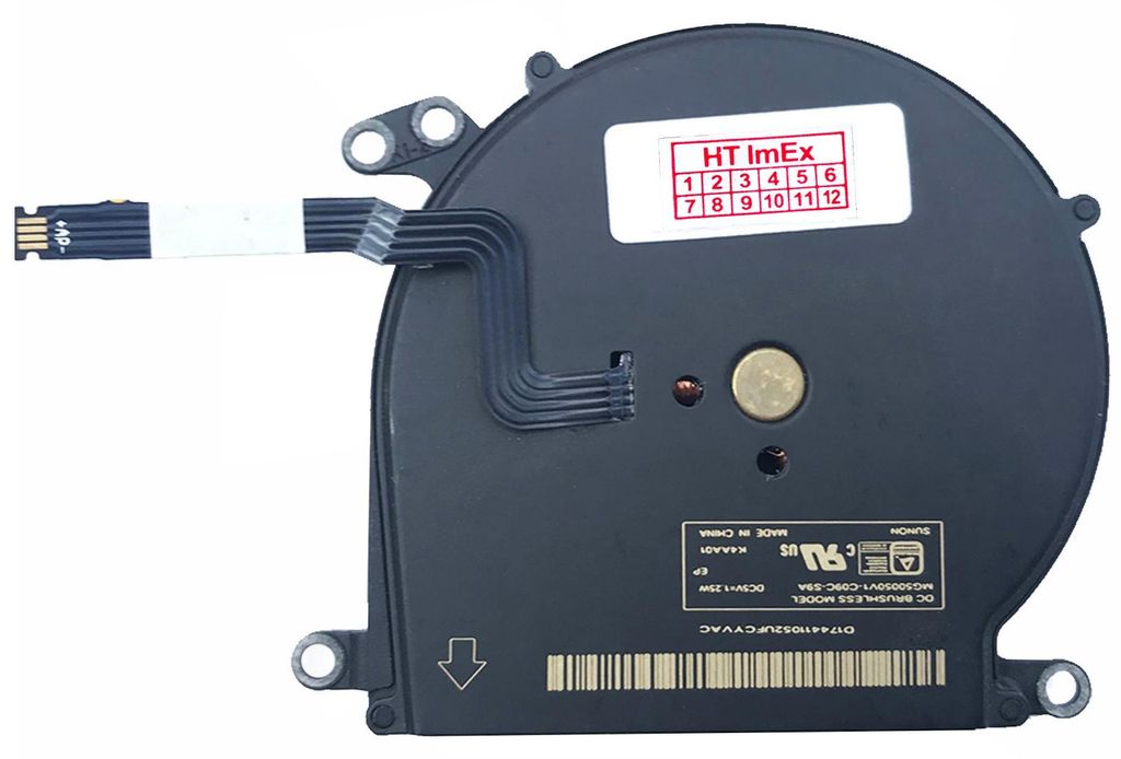 CPU Lüfter Kühler 4-Pin stecker FAN cooler für MacBook Air 11" A1465