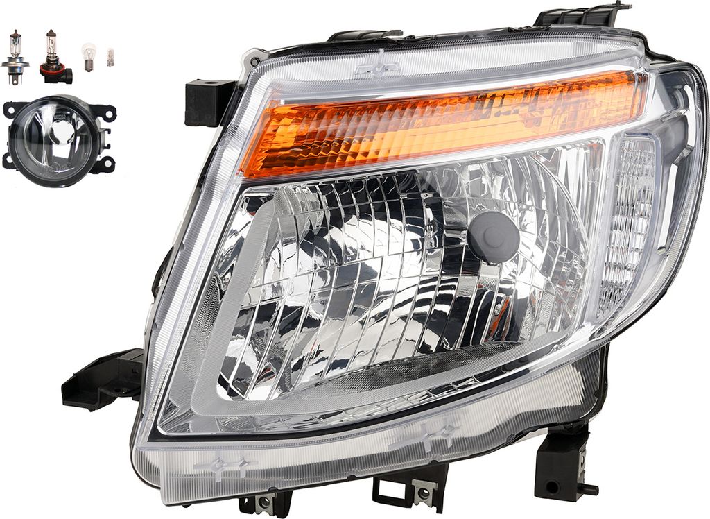 Johns, Scheinwerfer Halogen passend für Ford Ranger 11 04/11-02/16 H4 L +Nebel+Leuchtm. 1734821 8200074008 6202E1 00006202E1 6710027 0000620639 62...
