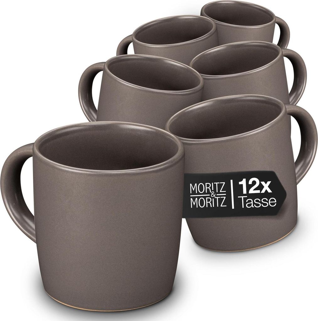 Moritz & Moritz NORDIC 12x Tassen Grau